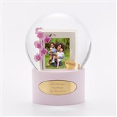 Mom Orchid Snow Globe