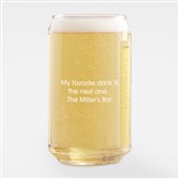 16 oz. Beer Can Glass