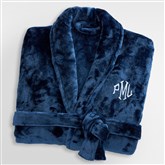 Navy Fleece Robe- 47