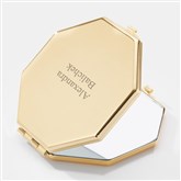 Gold Octagonal Compact