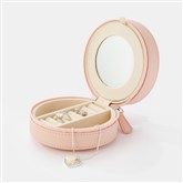 Round Jewelry Box Pink