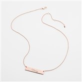 Rose Bar Necklace