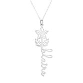 December Silver Necklace