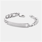 Sterling Silver ID Bracelet