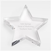 Crystal Star Paperweight