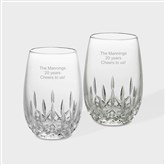 Stemless White Wine Glass Pair