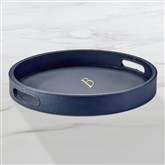 Round Tray-Navy