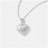 Sterling Silver Infinity Heart