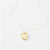 Gold Heart Locket