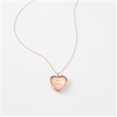 Rose Gold Heart Locket