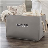 Grey Storage Tote