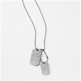 Stainless Dog Tag- Vertical