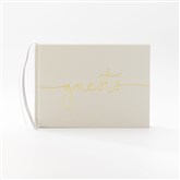 Ivory/Gold Guest Book