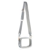 Silver Clear Crossbody