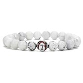 White Bead Bracelet