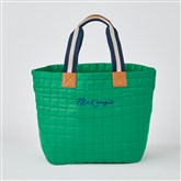 Quilted Travel Tote - Green