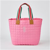 Quilted Travel Tote - Pink