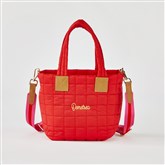 Quilted Mini Tote - Red