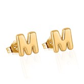 Gold Initial Earring