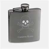 Skull  Crossbones Flask