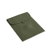 Leather Tech Sleeve - Green