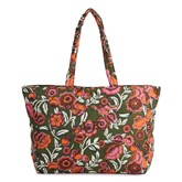 Hathaway Tote - Flowers Green