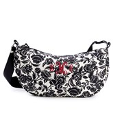 Sling Crossbody- Flowers Black