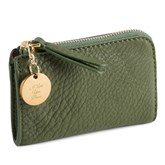 Leather Card Pouch - Green