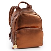 Mini Leather Backpack - Bronze