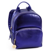 Mini Leather Backpack - Purple