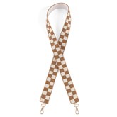 Gold  Ivory Check Strap