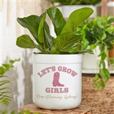 Lets Grow Girls Flower Pot