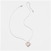 Sterling Mom Heart Necklace