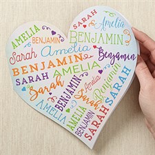 Personalized Heart Greeting Card - Her Heart Of Love - 17060