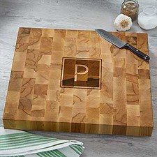 Custom Engraved Butcher Block Cutting Boards - 18335