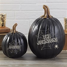 Personalized Pumpkins - Spiders & Spiderwebs - 21608