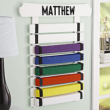 Personalized Karate Belt Display - 21841