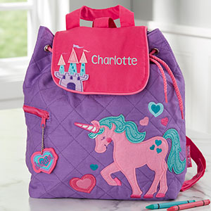 Unicorn Personalized Kid's Backpack by Stephen Joseph - 23366