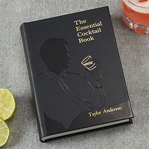 The Essential Personalized Leather Cocktail Book - 25352D