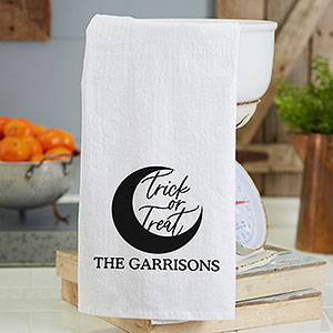 Spellbinding Halloween Personalized Flour Sack Towel - 31958