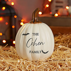 Spellbinding Personalized Pumpkins - Small Cream - 32037-SC