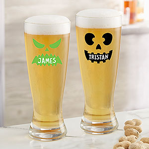 Jack-o'-Lantern Personalized 23oz. Pilsner Glass - 32124-P