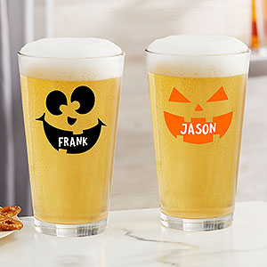 Jack-o'-Lantern Personalized 16oz. Pint Glass - 32124-PG