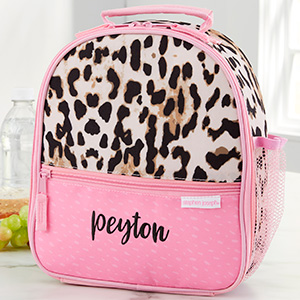 Leopard Print Personalized Lunch Bag - 32758