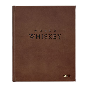 World Whiskey Personalized Leather Book - 33232D