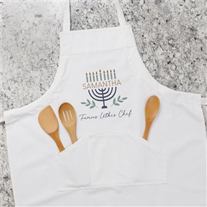 Spirit of Hanukkah Menorah Personalized Apron - 37077-A