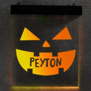 Jack-o'-Lantern Faces Custom LED Sign - 37604