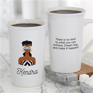 Barbie™ Heritage Collection Personalized Latte Mug 16 oz.- White - 47374-U