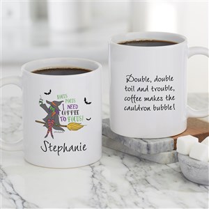 Hocus Pocus philoSophie's® Personalized Halloween Coffee Mug 11 oz.- White - 51795