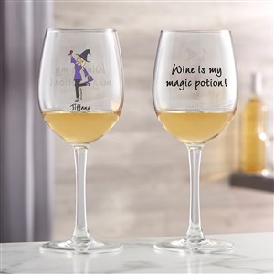 Halloween philoSophie's® Personalized White Wine Glass - 51797-W